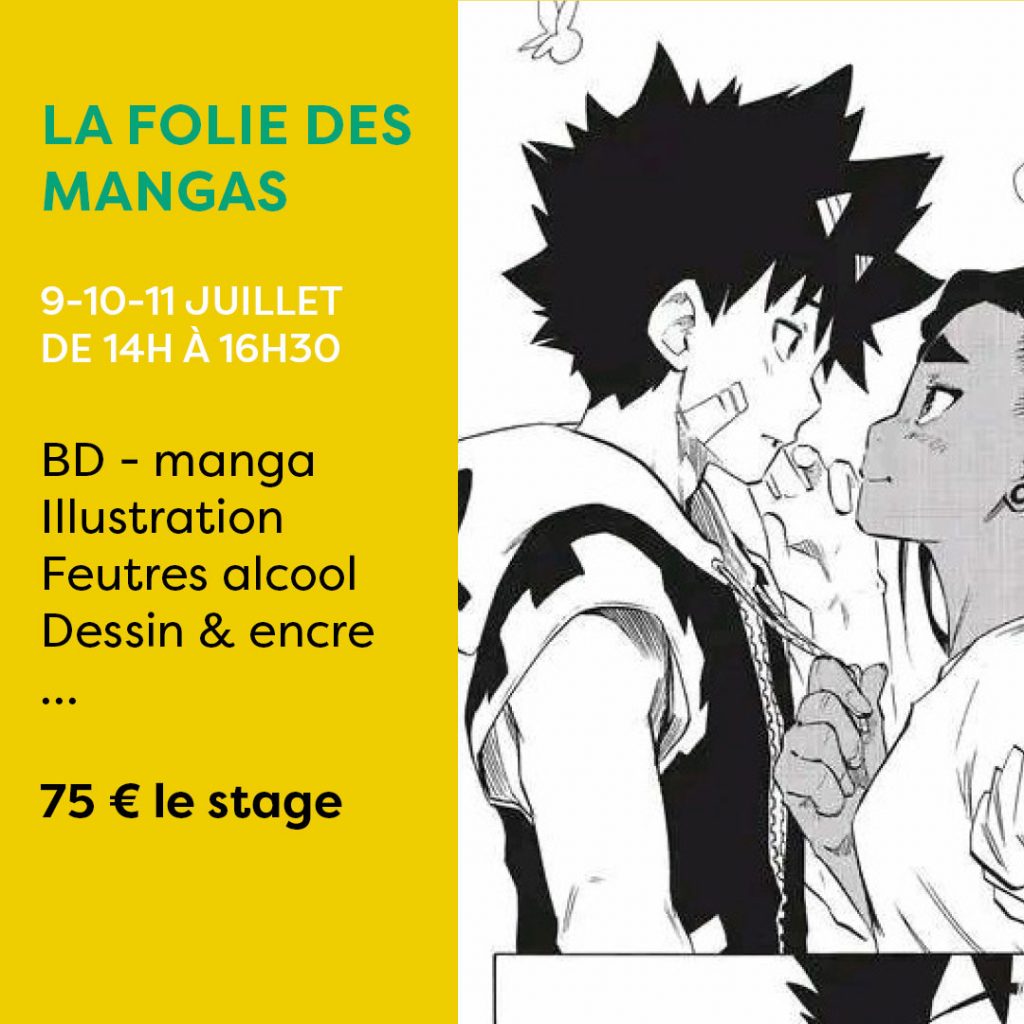 stages artistiques d'été Manga