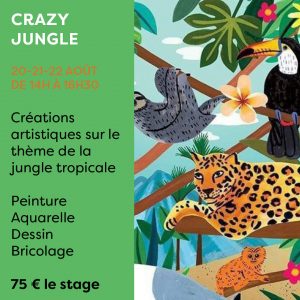 stages artistiques d'été : la jungle tropicale