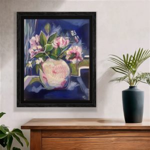PEINTURE FLEUR L'écho des Pivoines