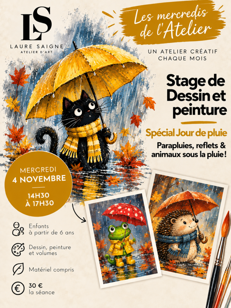mercredis créatif laure saigne dessin et peinture automne